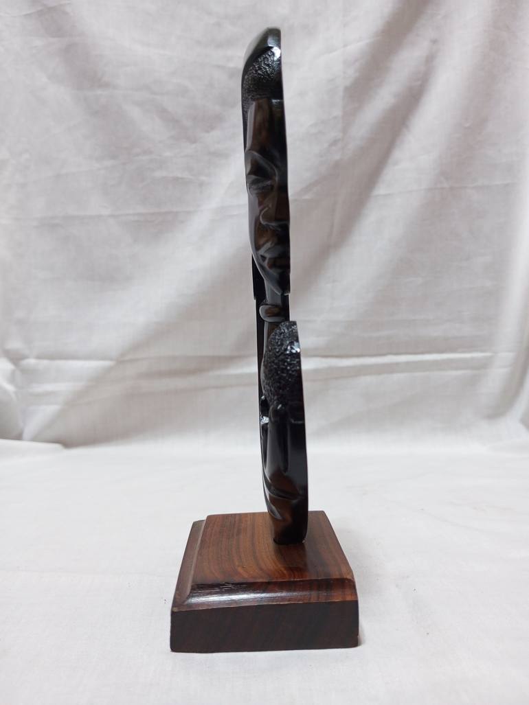 Original Abstract Family Sculpture by Aeidy Kassimba