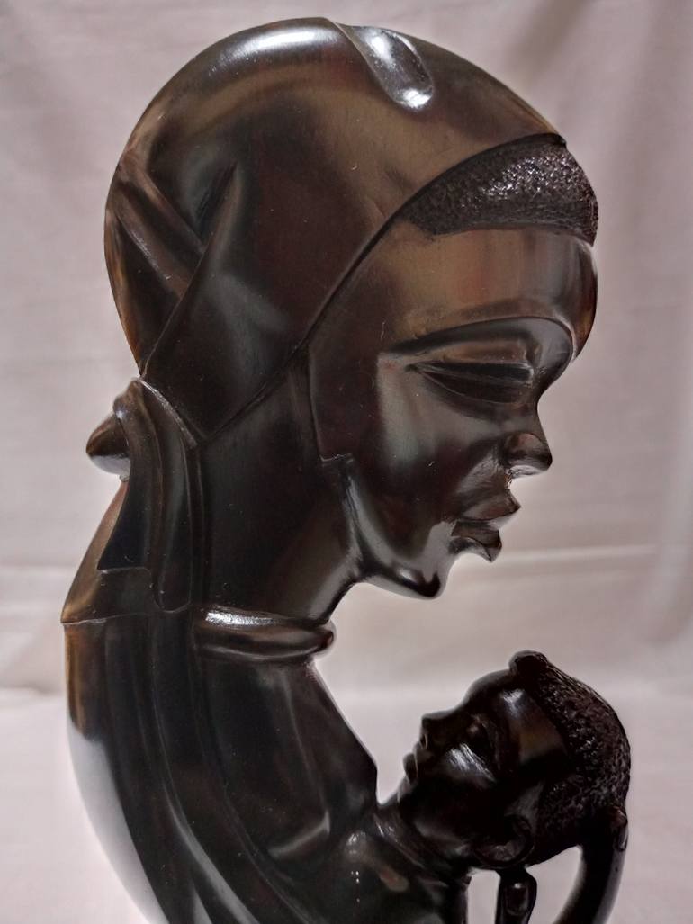 Original Abstract Family Sculpture by Aeidy Kassimba