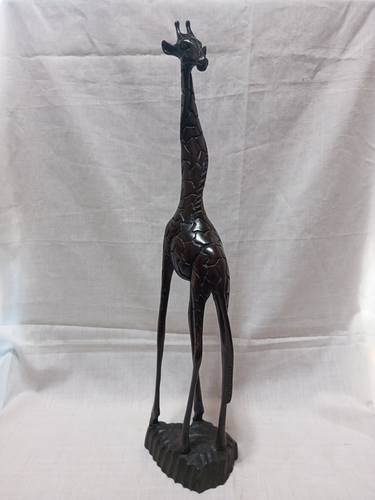Giraffe sculpture- African Sculpture thumb