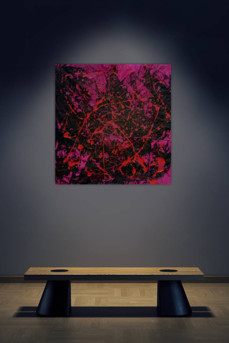 Original Abstract Expressionism Abstract Painting by Aeidy Kassimba