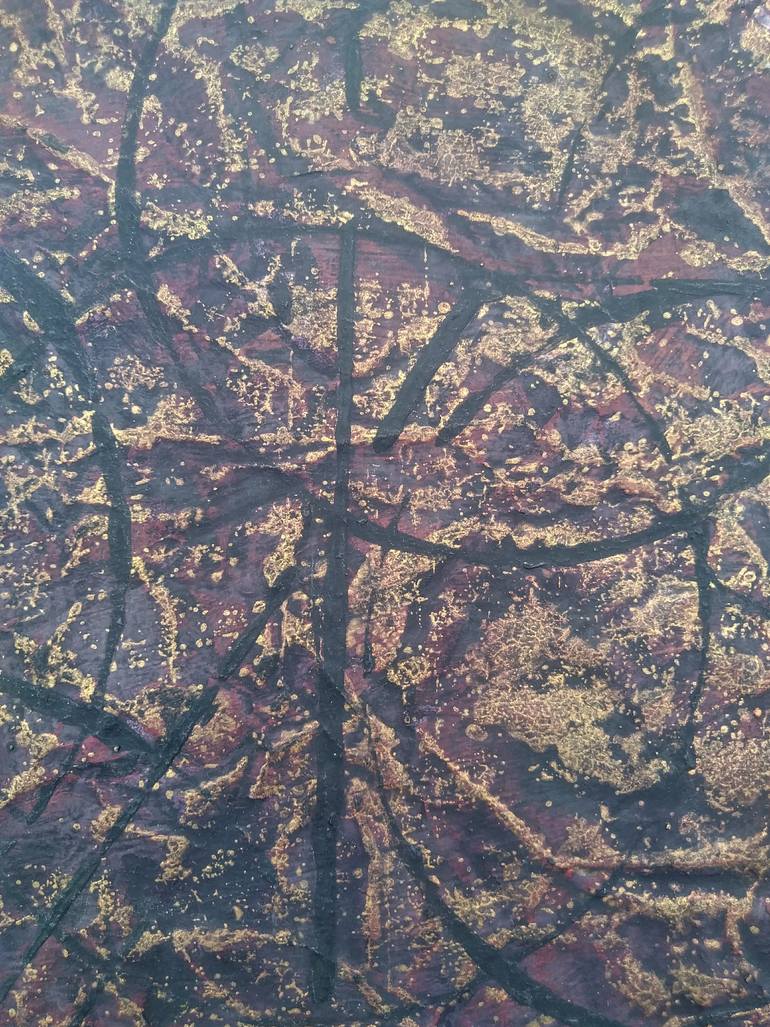 Original Abstract Expressionism Abstract Painting by Aeidy Kassimba