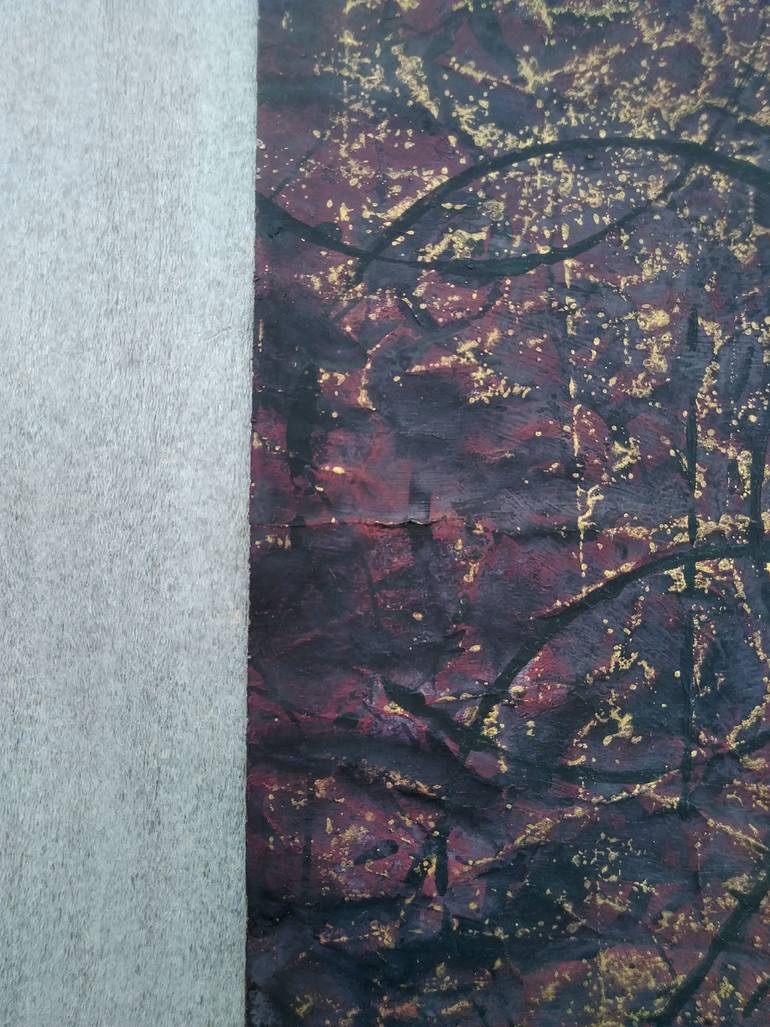 Original Abstract Expressionism Abstract Painting by Aeidy Kassimba