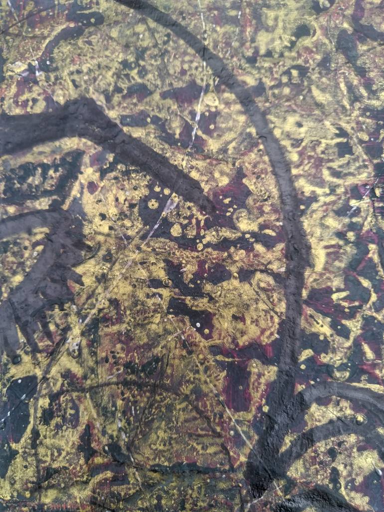 Original Abstract Expressionism Abstract Painting by Aeidy Kassimba