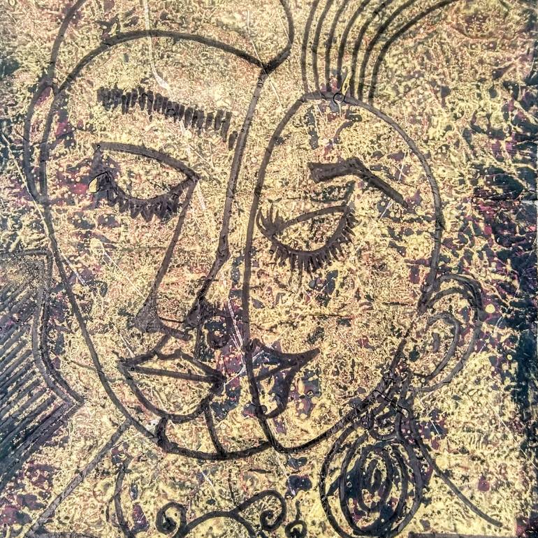 Original Abstract Expressionism Abstract Painting by Aeidy Kassimba