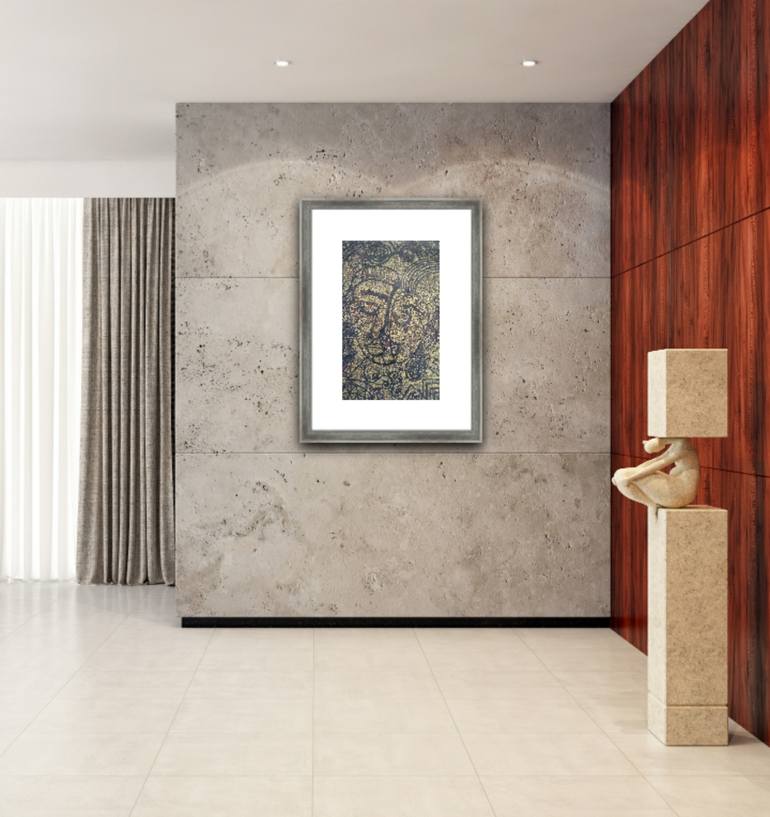 Original Abstract Expressionism Abstract Painting by Aeidy Kassimba