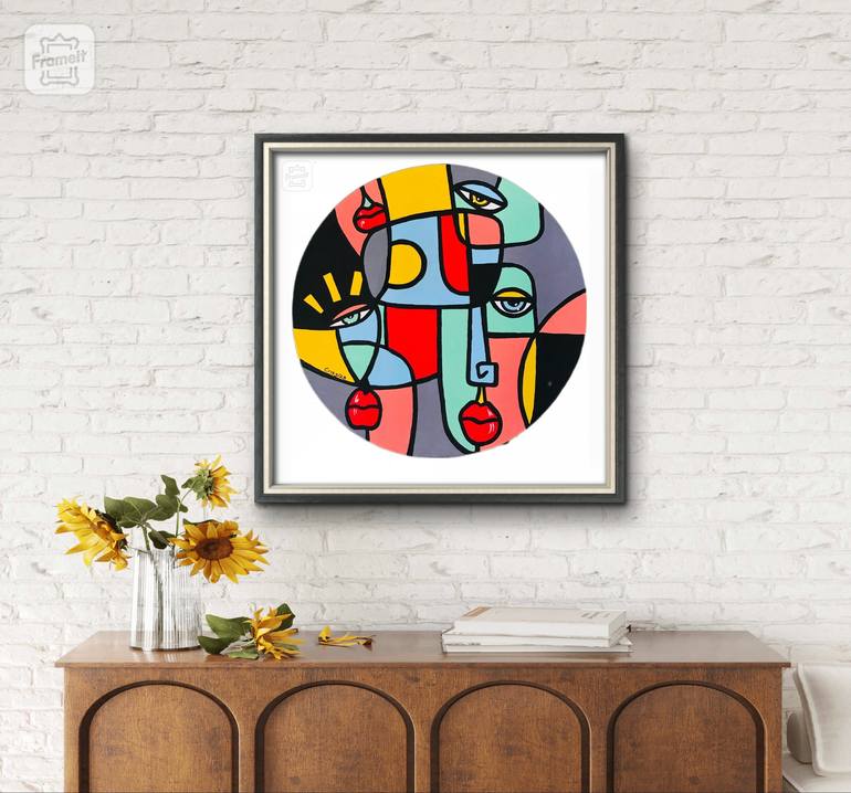 Original Contemporary Abstract Painting by Aeidy Kassimba
