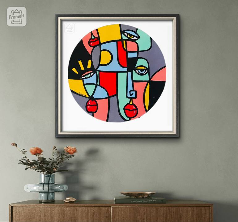 Original Contemporary Abstract Painting by Aeidy Kassimba