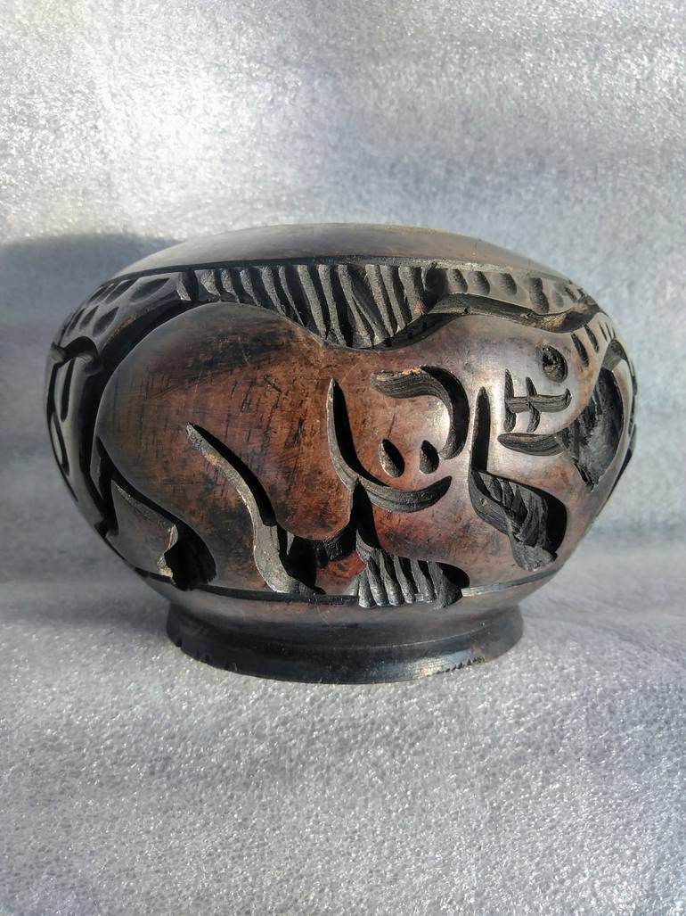 Original Abstract Animal Sculpture by Aeidy Kassimba