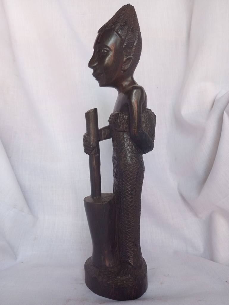 Original Abstract Rural life Sculpture by Aeidy Kassimba