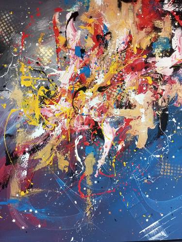 Print of Abstract Paintings by Aeidy Kassimba