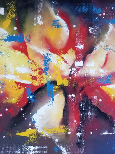 Print of Abstract Expressionism Abstract Paintings by Aeidy Kassimba