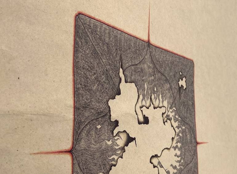 Original Abstract Geometric Drawing by Mriganka Singh