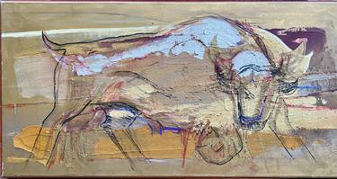Original Abstract Expressionism Animal Paintings by Kirk Kirchev