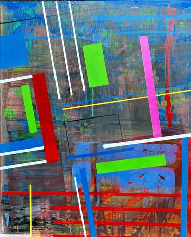 Original Abstract Paintings by Dene Hakner