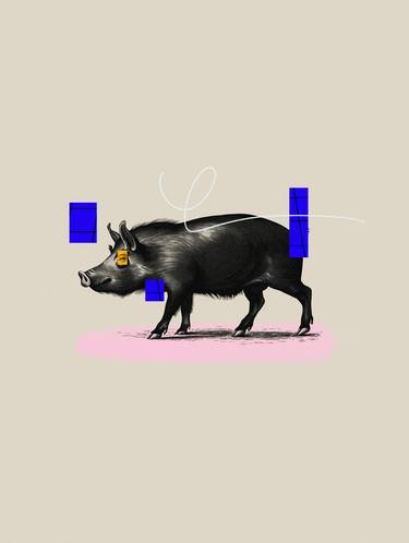 Original Minimalism Animal Digital by Juan Lugo