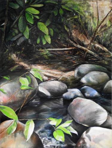 Original Classicism Landscape Paintings by Ximena Medina