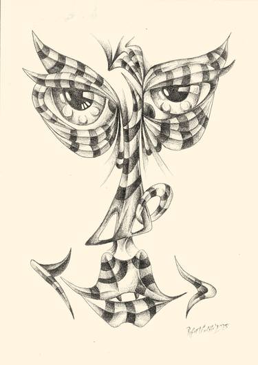 Original Abstract People Drawing by Rafal Kulik