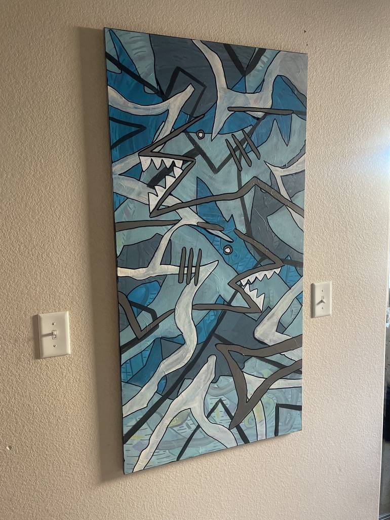 Original Modern Abstract Painting by Kristopher James  Bess