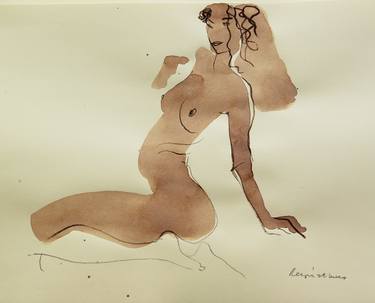 Print of Realism Nude Drawings by Serhiy Reznichenko