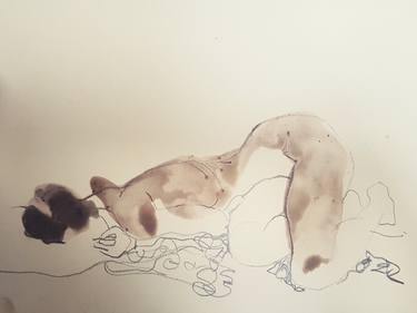 Original Erotic Drawing by Serhiy Reznichenko