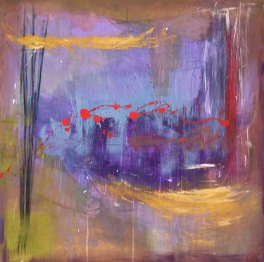 Original Abstract Expressionism Abstract Paintings by Barbara D Angelo Månsson