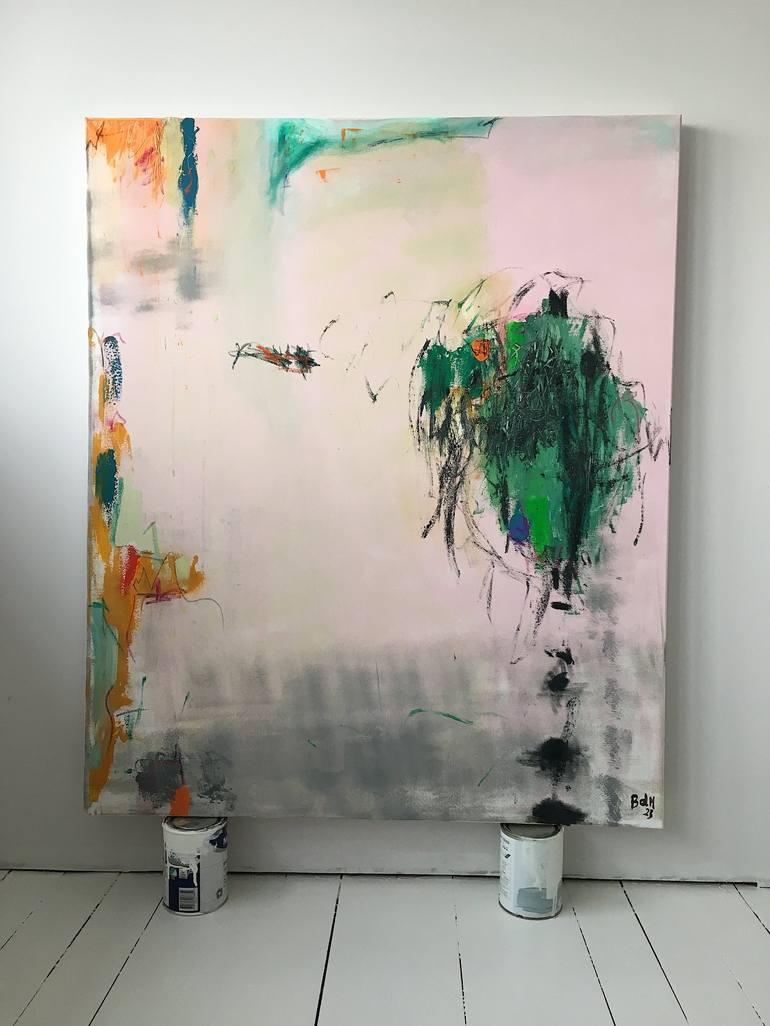 Original Abstract Painting by Barbara D Angelo Månsson
