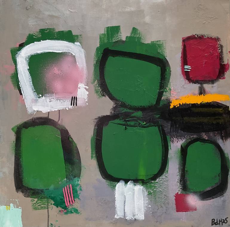 Print of Abstract Expressionism Abstract Paintings by Barbara D Angelo Månsson