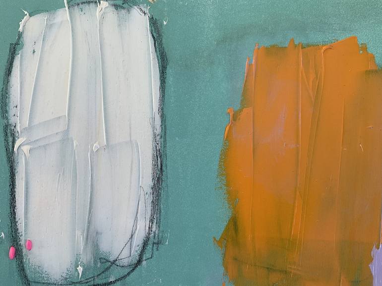Original Abstract Expressionism Abstract Painting by Barbara D Angelo Månsson