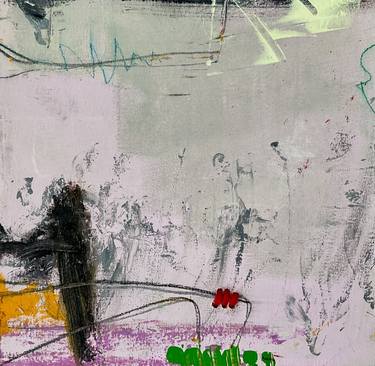 Original Abstract Expressionism Abstract Painting by Barbara D Angelo Månsson