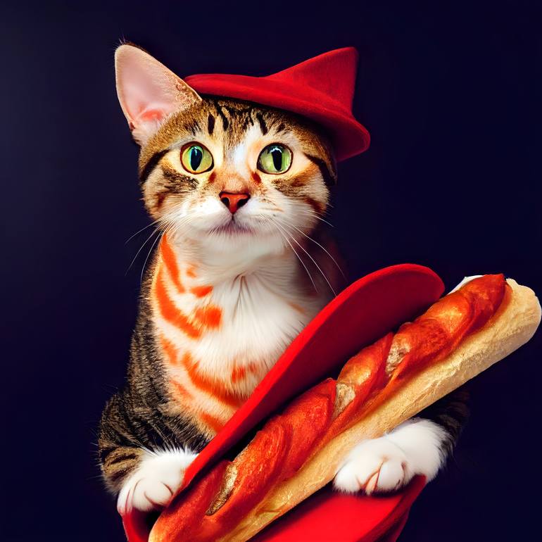 Cat clearance with baguette