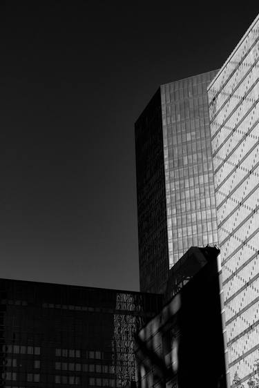Charlotte Black and White Art Modern Architecture Glass Building thumb