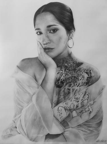 Original Portraiture Body Drawings by Rodrigo Julian Balmaceda Jameson