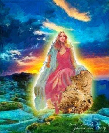 Original Impressionism Religious Digital by Julienne Aline Meretize
