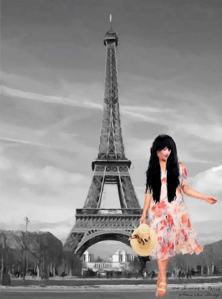 Original Impressionism Cities Digital by Julienne Aline Meretize