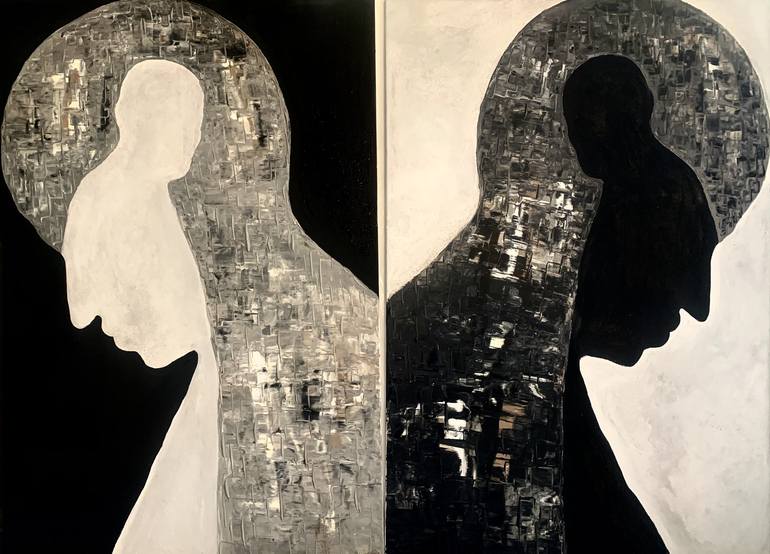 Dualism Painting by Mounia Dadi | Saatchi Art