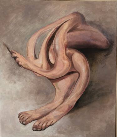 Original Figurative Nude Paintings by Mirette Bakir