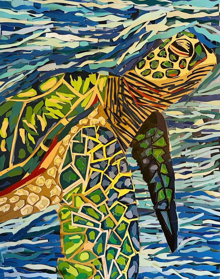 Mosaic Sea Turtle