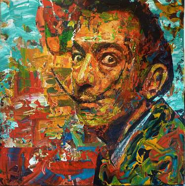 Portrait of Salvador Dali ( Je ne suis pas Miro ) thumb