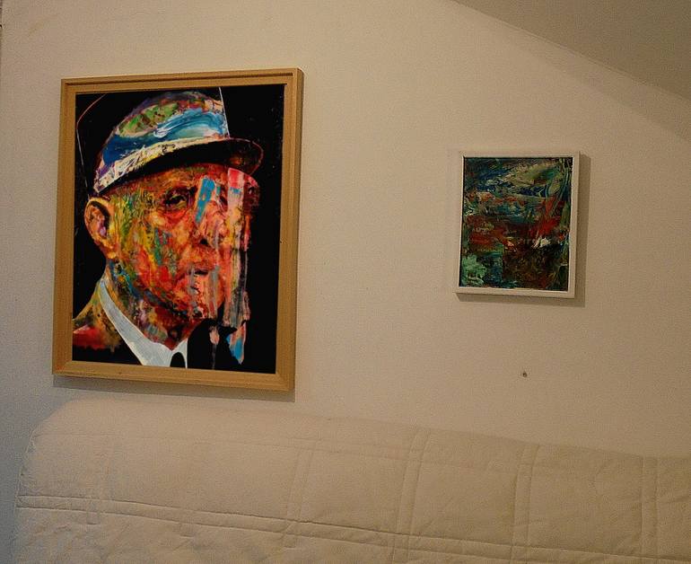 Original Abstract Expressionism Politics Painting by Rémi Jouandet