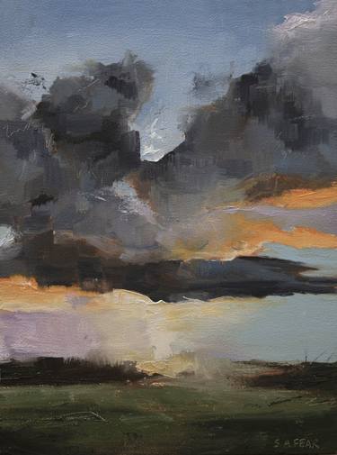 Original Abstract Expressionism Landscape Paintings by Sean Fear