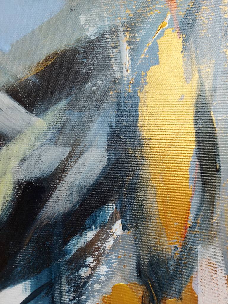 Original Abstract People Painting by Ruta Radevice