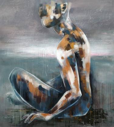 Original Figurative Abstract Paintings by Ruta Radevice