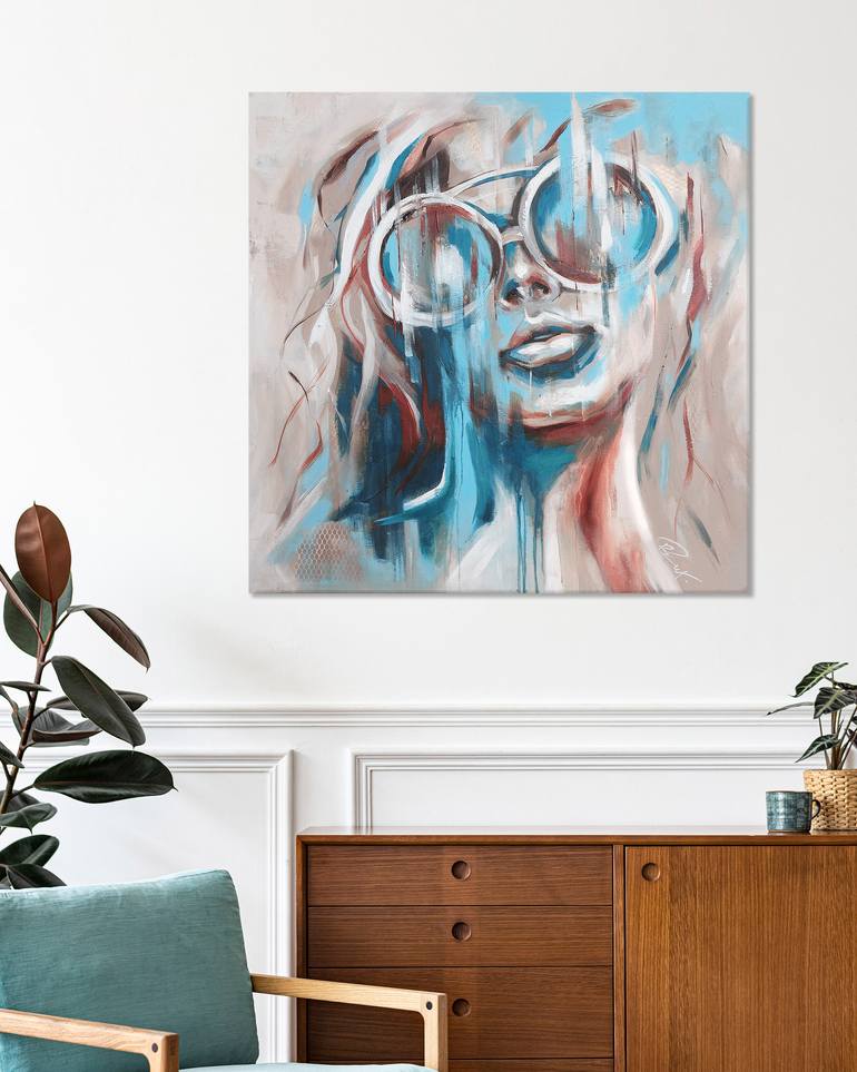 Original Contemporary People Painting by Ruta Radevice