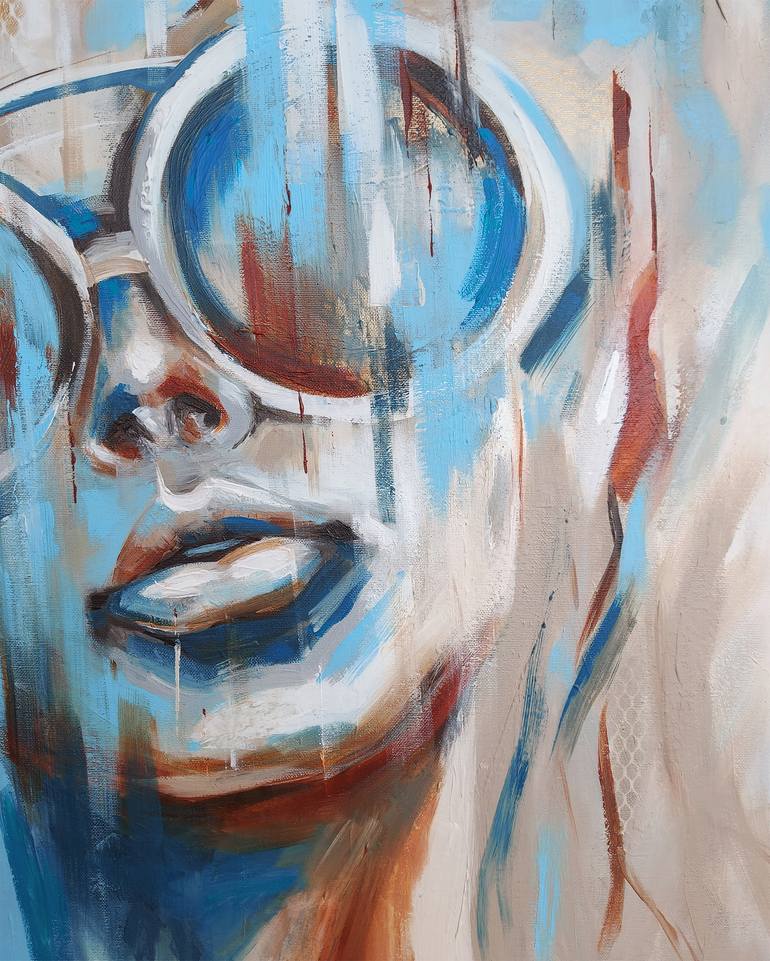 Original Contemporary People Painting by Ruta Radevice
