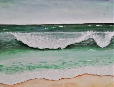 Original Photorealism Beach Paintings by Vidura Amarathunga