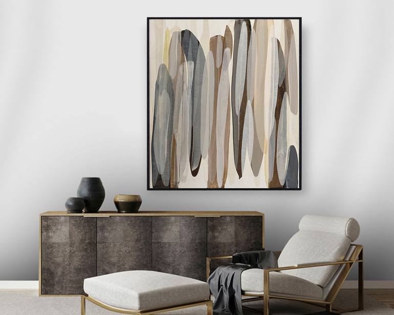 Original Abstract Expressionism Abstract Painting by Mercedes Lopez Charro