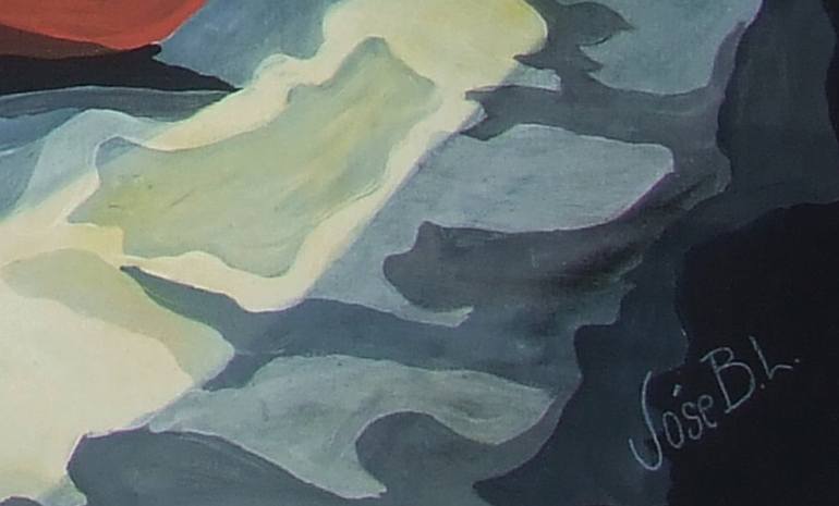 Original Conceptual Seascape Painting by Jose Blanco