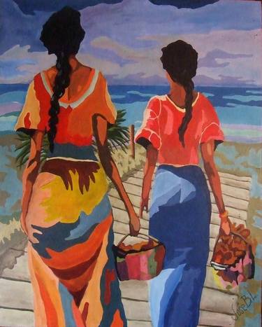 Print of Beach Paintings by Jose Blanco