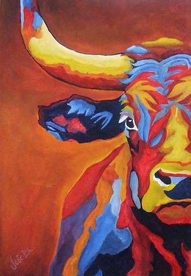 Original Figurative Animal Paintings by Jose Blanco