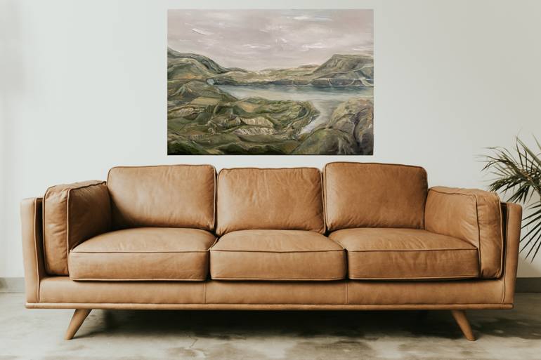 Original Abstract Expressionism Abstract Painting by Anastasiia Kovalova